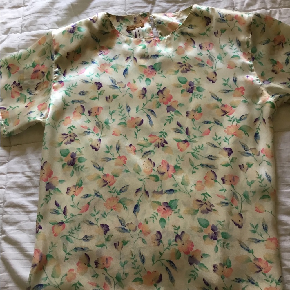 Classic silk blouse from China, 1990
